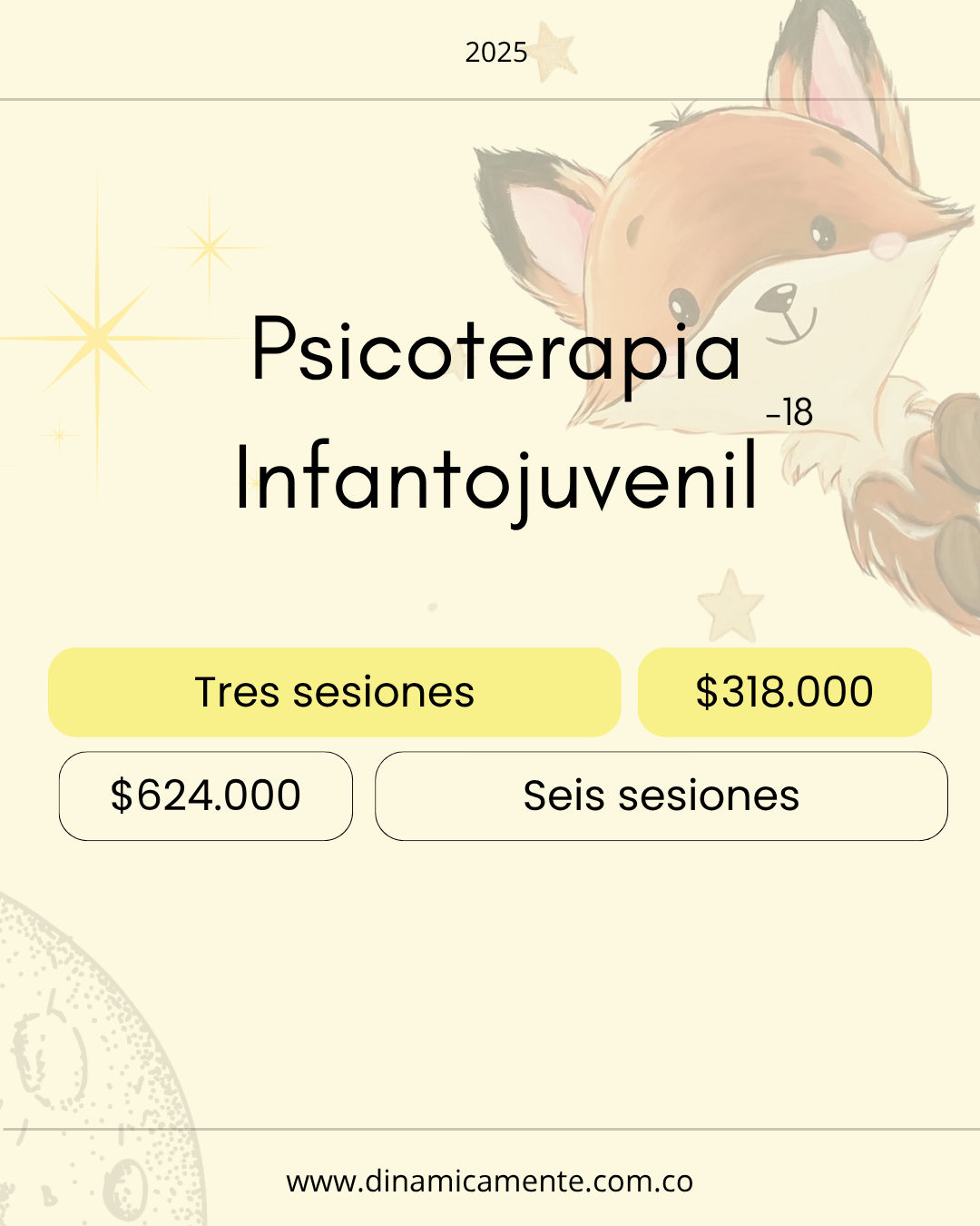 valor sesión psicologica infantil